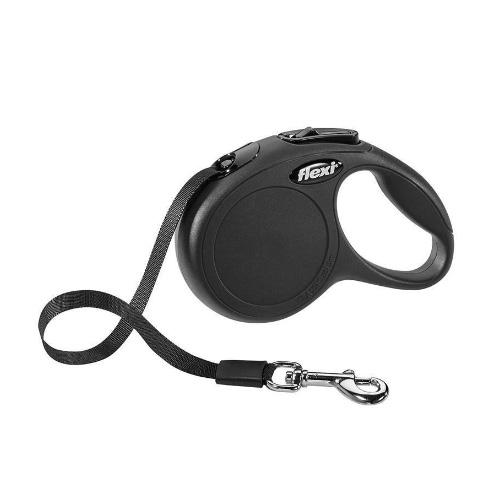 Flexi New Classic Şerit Gezdirme Tasması Siyah XS (3 m)