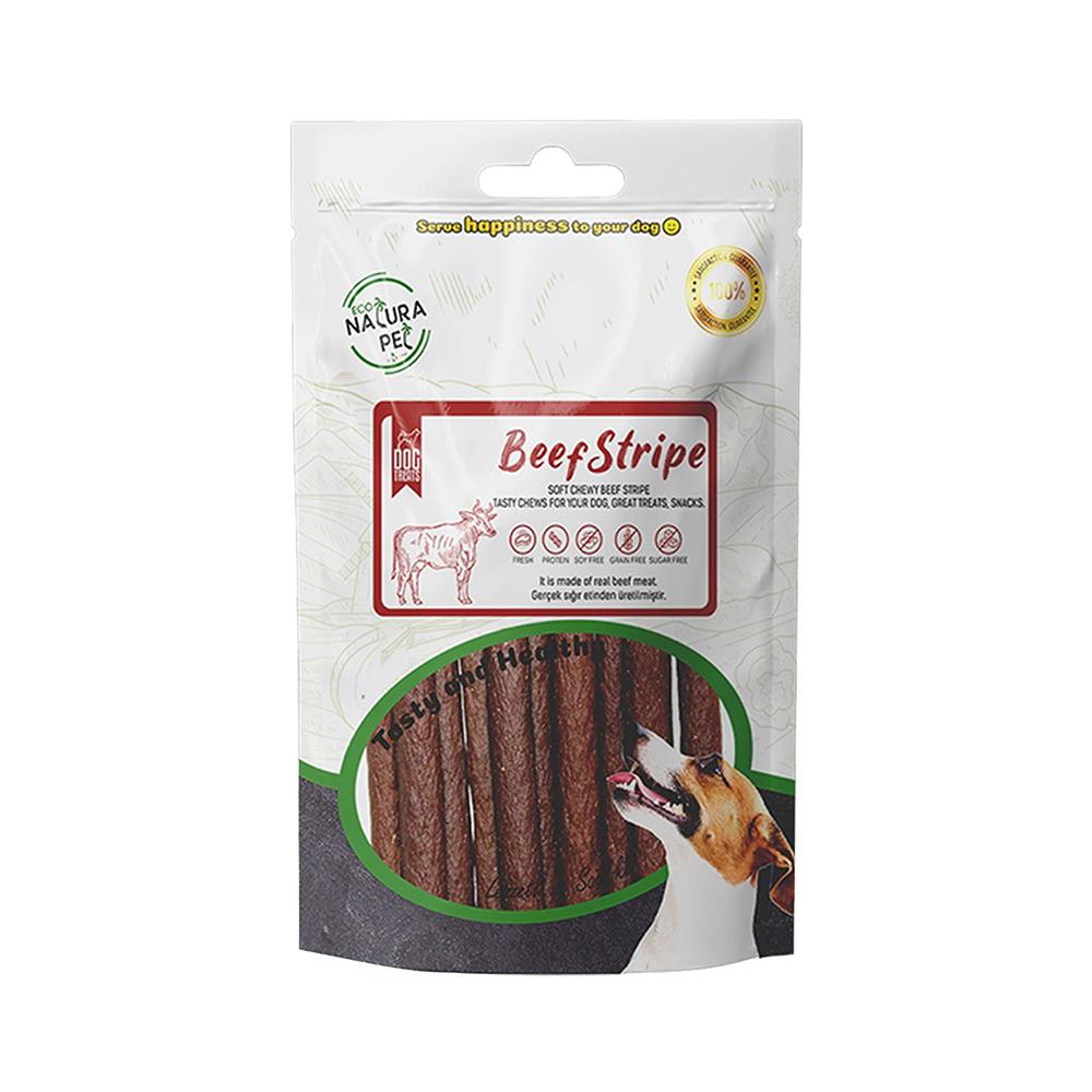 Eco Natura Pet Yumuşak Biftek Şeritleri Köpek Ödülü (100 g)
