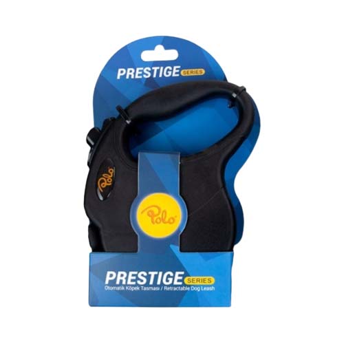 Polo Prestige Siyah Otomatik Köpek Tasması S (4 m)