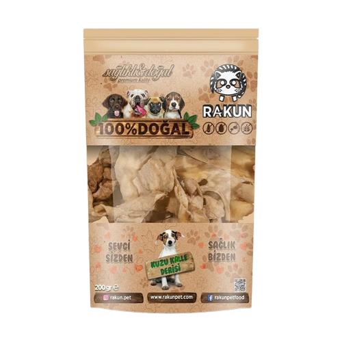 Rakun Pet Kurutulmuş Kuzu Kelle (200 g)
