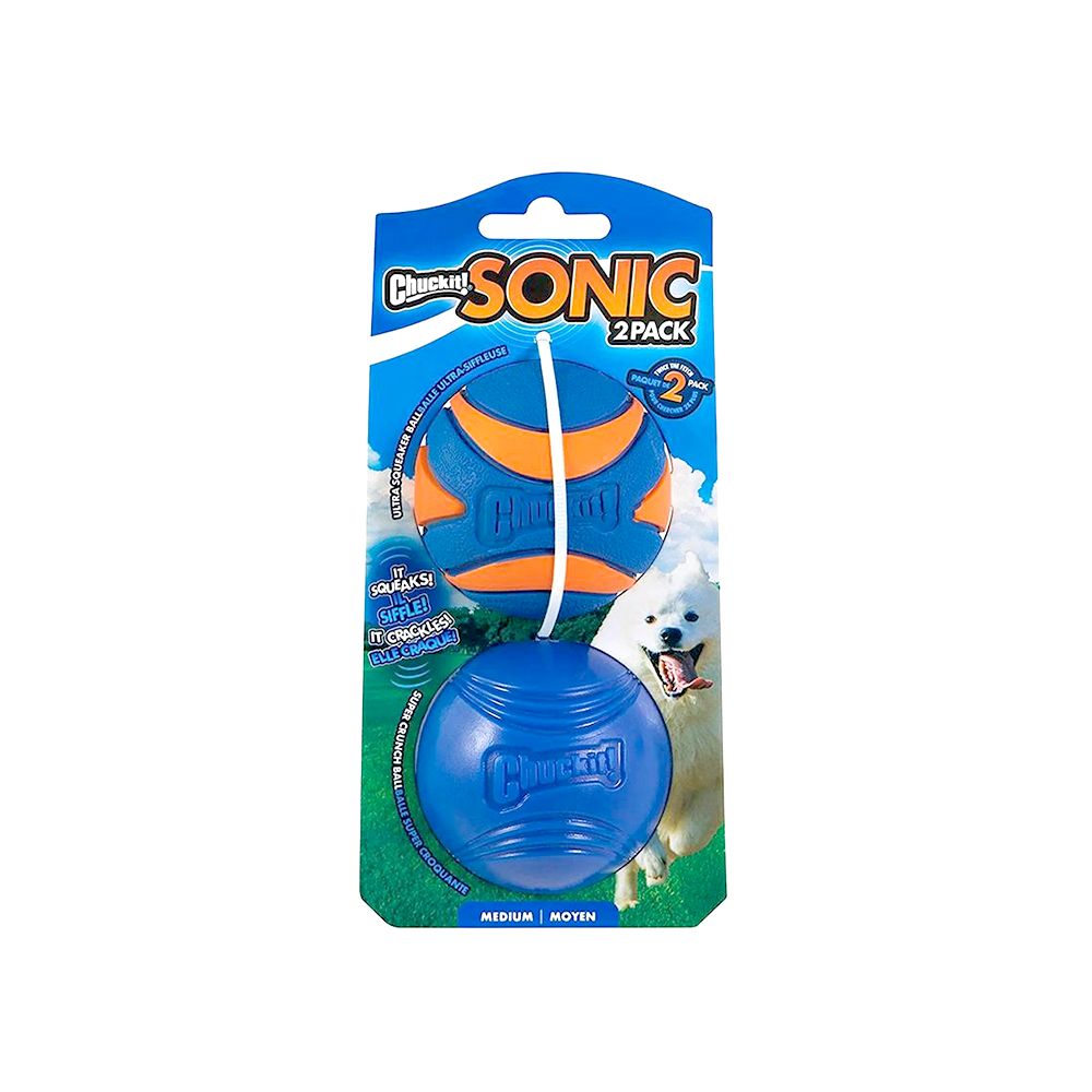 Chuckit! Sonic Sesli Oyun Topu Seti (2'li)