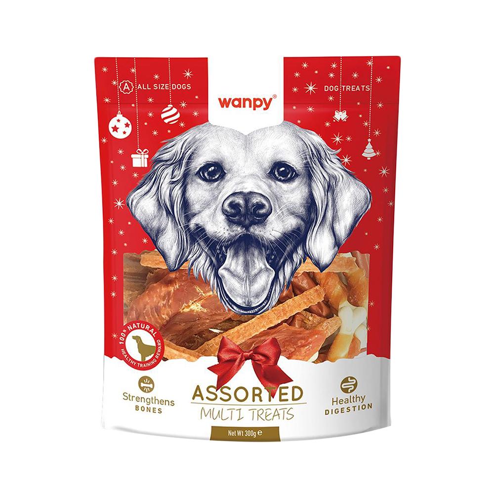 Wanpy Karışık Yılbaşı Paketli Köpek Ödülü (300 g)