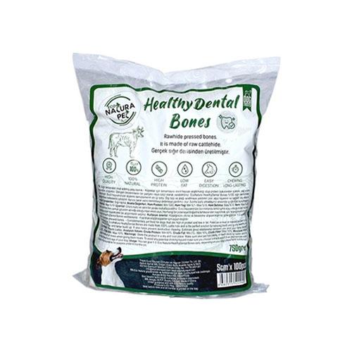 Eco Natura Pet Healty Dental Bones Beyaz Pres Kemik 5 cm (100'lü)