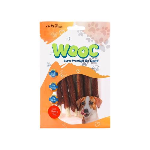 Wooc Ördek Sargılı Sütlü Stick Köpek Ödül Maması (80 g)