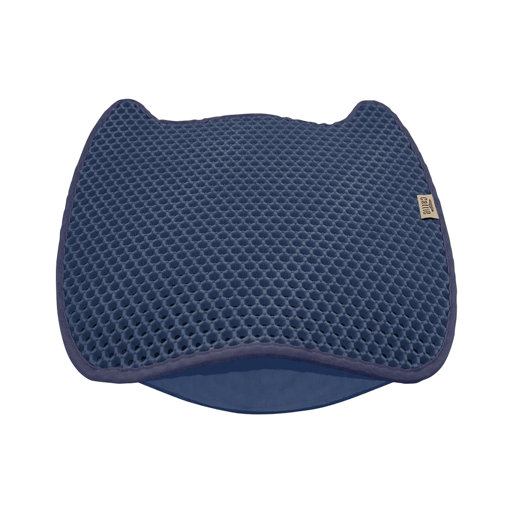 Cattie Fonksiyonel Lacivert Kedi Tuvalet Paspası (50 x 50 cm)