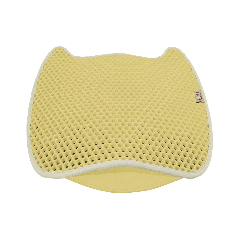 Cattie Fonksiyonel Sarı Kedi Tuvalet Paspası (50 x 75 cm)