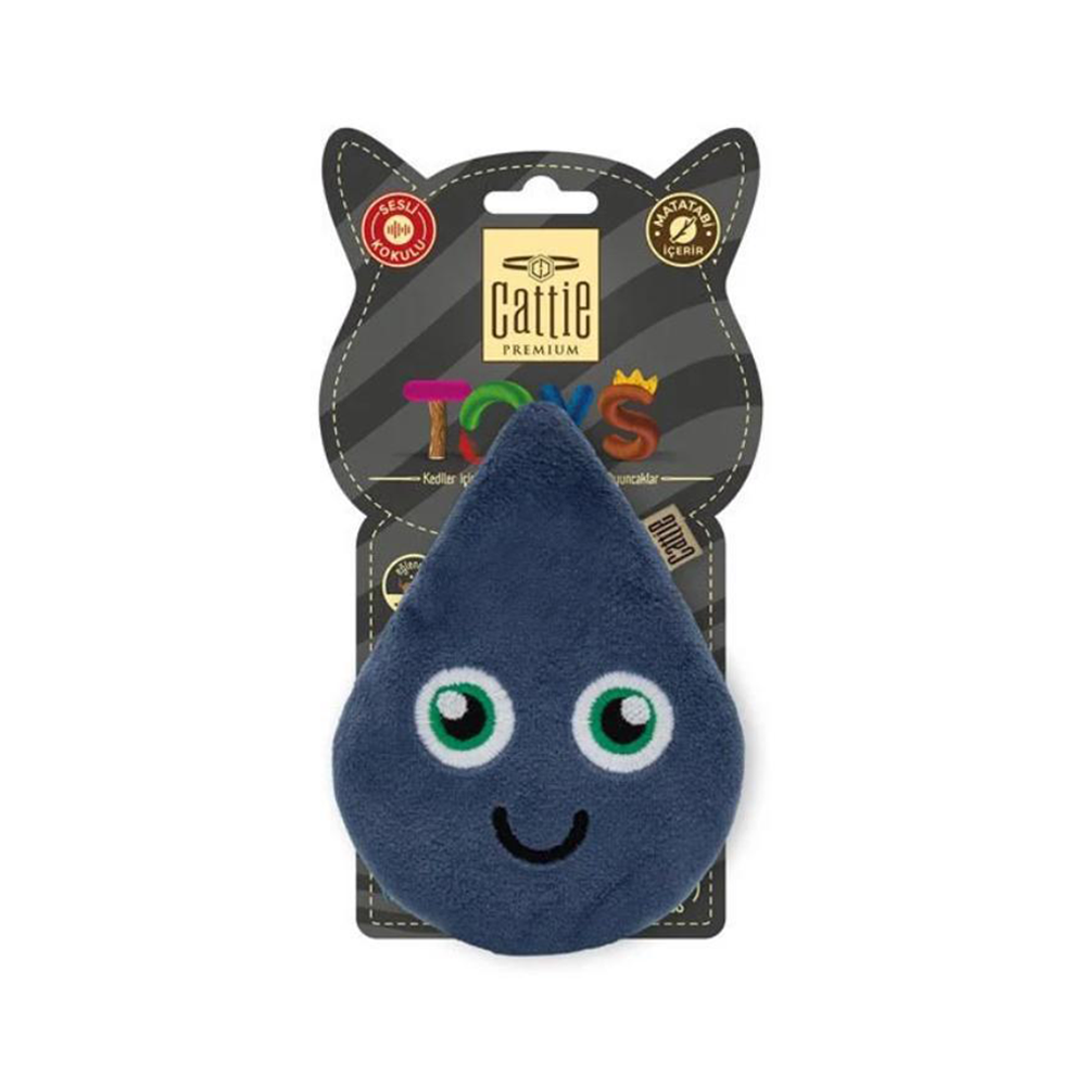Cattie Matatabi İçerikli Kedi Oyuncağı Peluş Damla (11 cm)