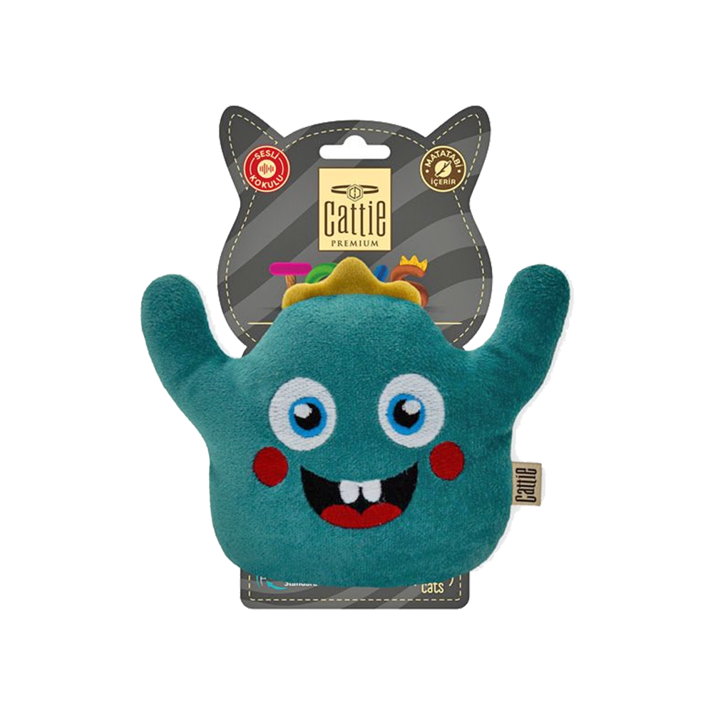 Cattie Matatabi İçerikli Peluş Kedi Oyuncağı  (15 cm)