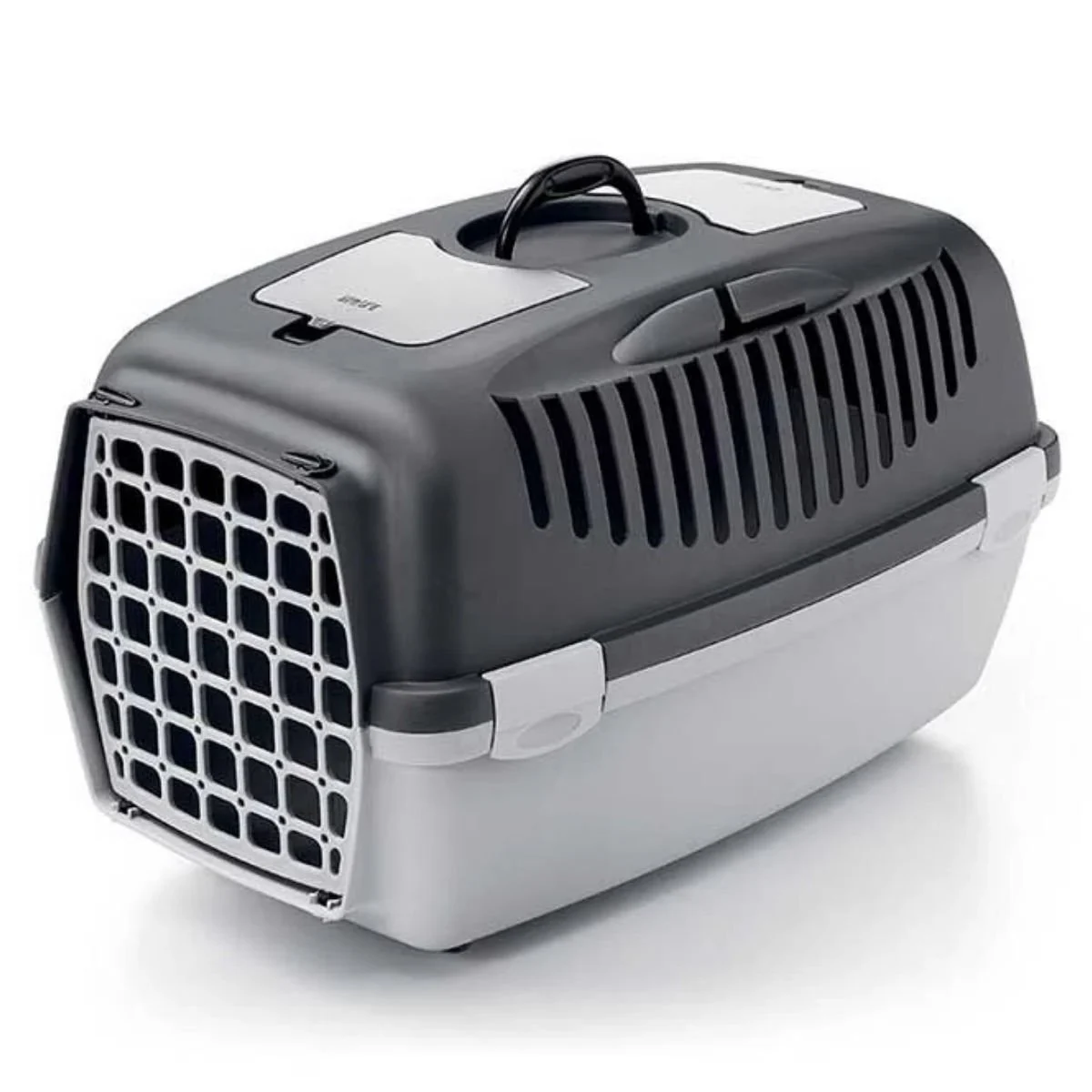 Stefanplast Gulliver Siyah Gri Taşıma Çantası (55 x 36 x 35 cm)