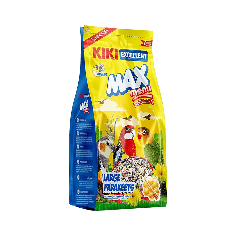 Kiki Excellent Max Menu Büyük Paraket Kuşu Yemi (1 kg)