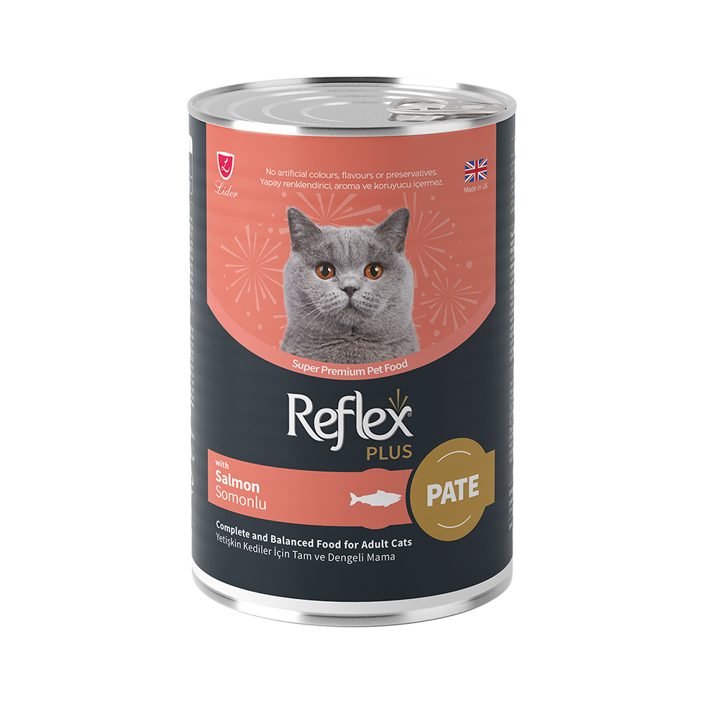 Reflex Plus Pate Somonlu Yetişkin Kedi Maması  (395 g)