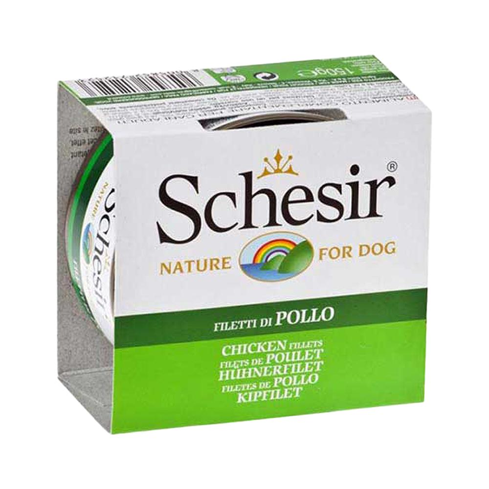 Schesir Tavuklu Fileto Konserve Köpek Maması (150 g)
