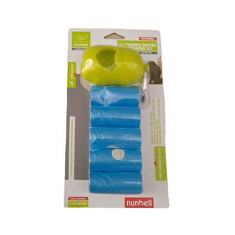 Nunbell Penguen Yedekli Dışkı Torbası (5'li)