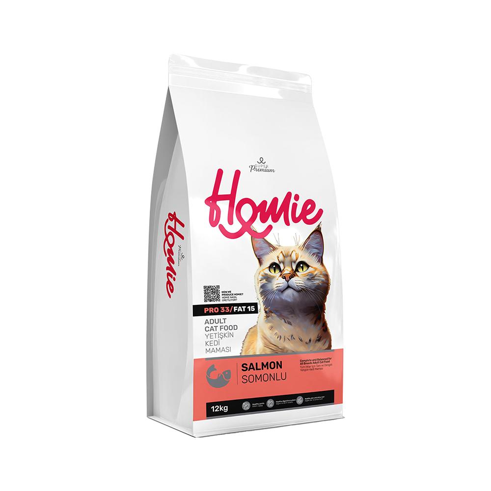 Homie Super Premium Somon Etli Yetişkin Kedi Maması (12 kg)