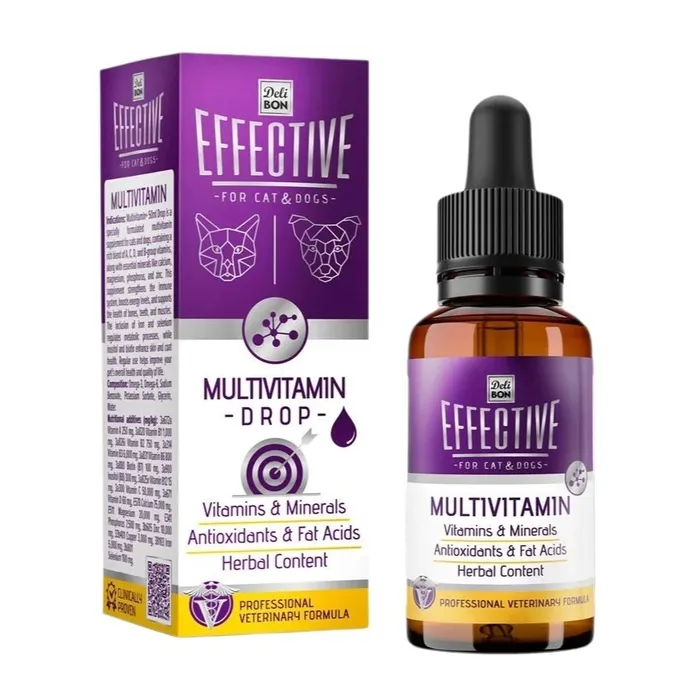 Effective Kedi Ve Köpek Takviye Ürünleri Multivitamin 50 Ml