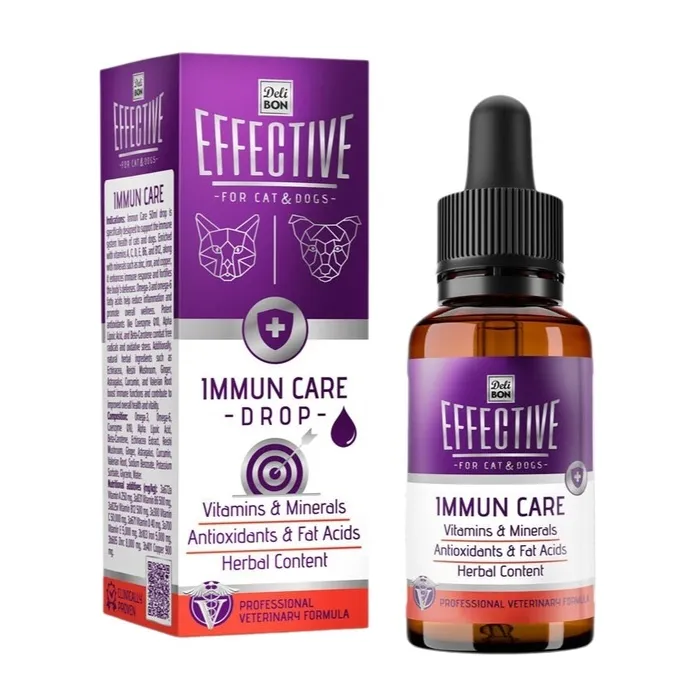Effective Kedi Ve Köpek Takviye Ürünleri Bağışıklık Sistem Sağlığı 50 Ml