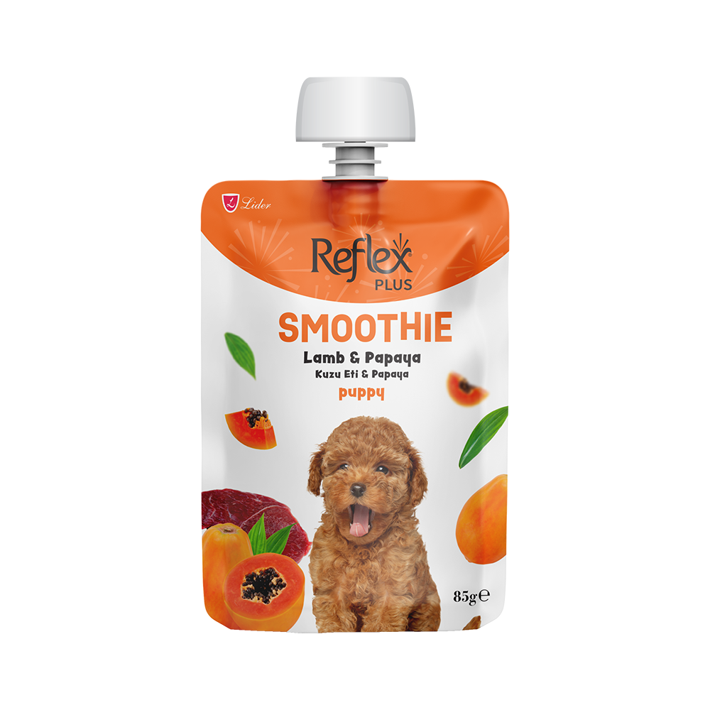 Reflex Plus Smoothie Hindi, Ördek Etli & Elmalı Yetişkin Köpek Sıvı Ödül Maması (85 g)