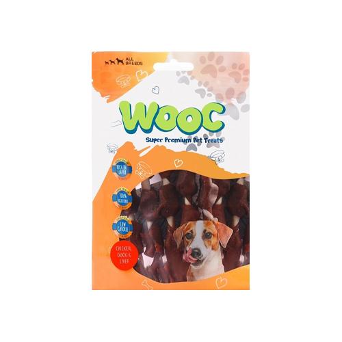 Wooc Tavuk Etli, Ördek Etli, Ciğer Etli Sargılı Stick Köpek Ödül Maması (80 g)