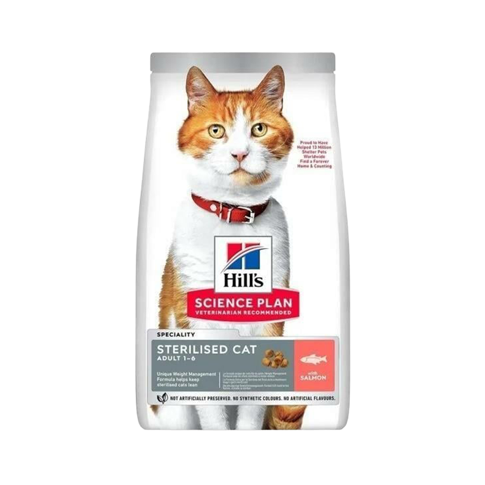 Hills Sterilised Kısırlaştırılmış Somonlu Kedi Maması 3 Kg