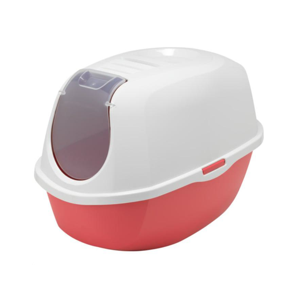 Moderna Smart Kırmızı Kapalı Kedi Tuvaleti (54 cm)