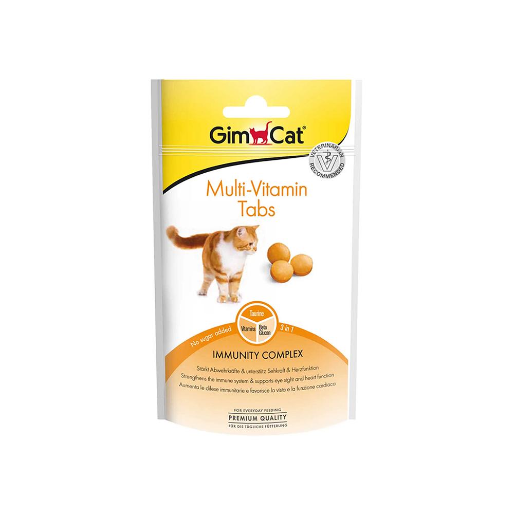 GimCat Multi-Vitamin Kedi Ödül Tableti (40 g)