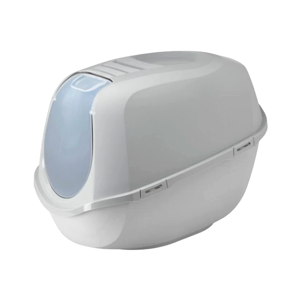 Moderna Smart Kapalı Titanium Kedi Tuvaleti (65 x 49 x 46 cm)