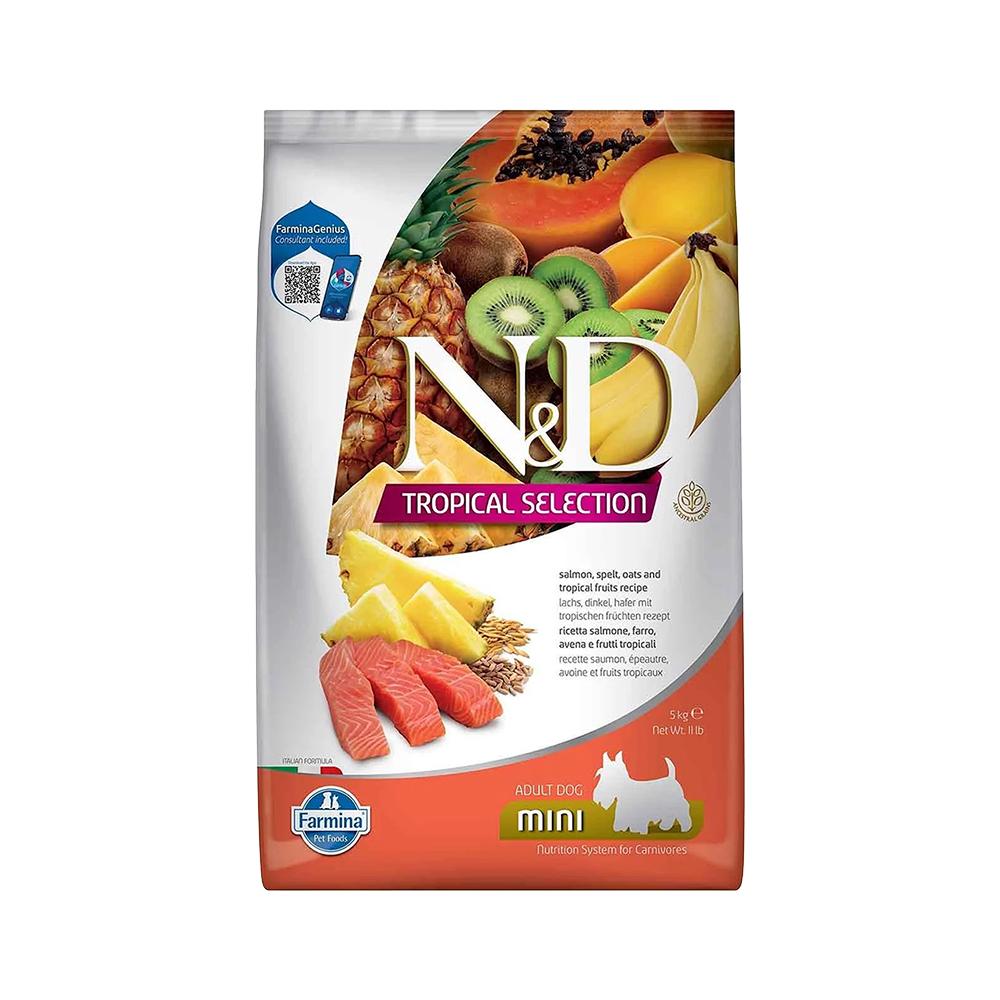 N&D Tropical Somon Balıklı Mini Irk Yetişkin Köpek Maması (5 kg)