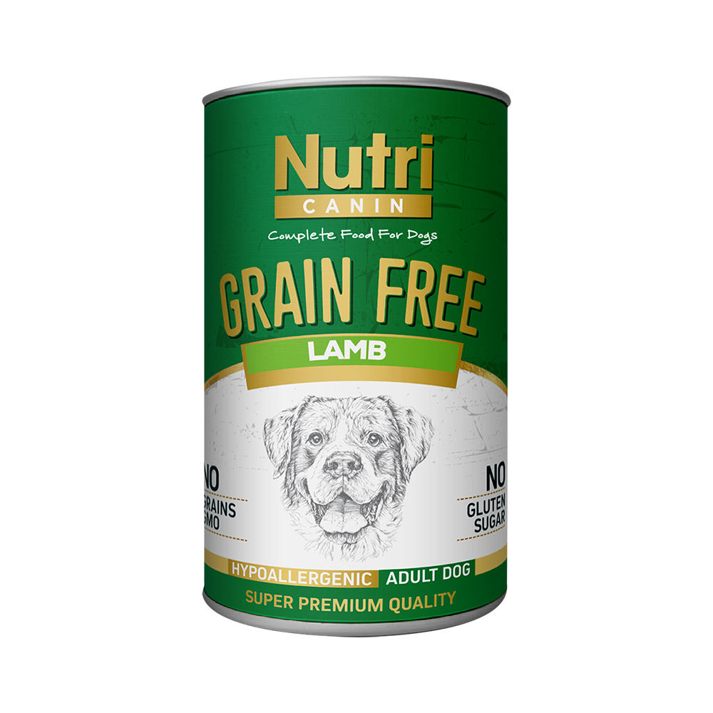 Nutri Canin Tahılsız Kuzu Etli ve Patatesli Köpek Konserve Maması (400 g)