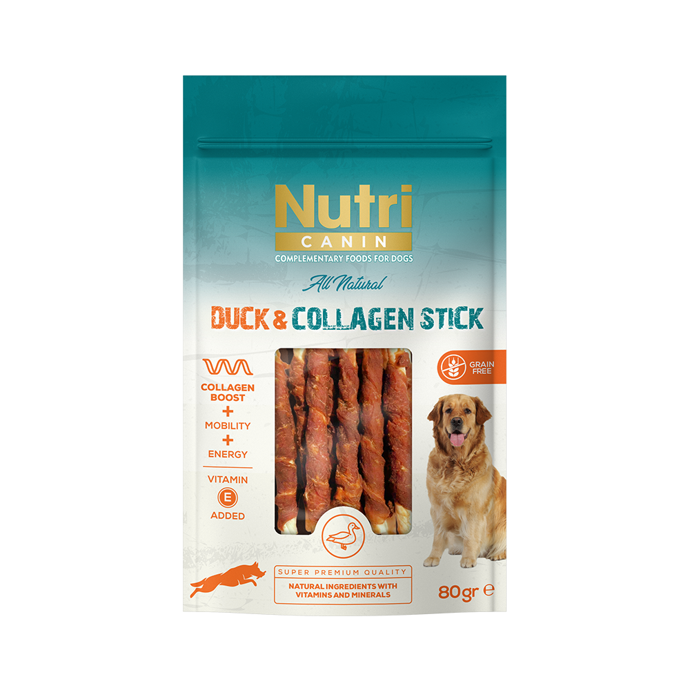 Nutri Canin Duck & Collagen Stick Köpek Ödülü (80 g)