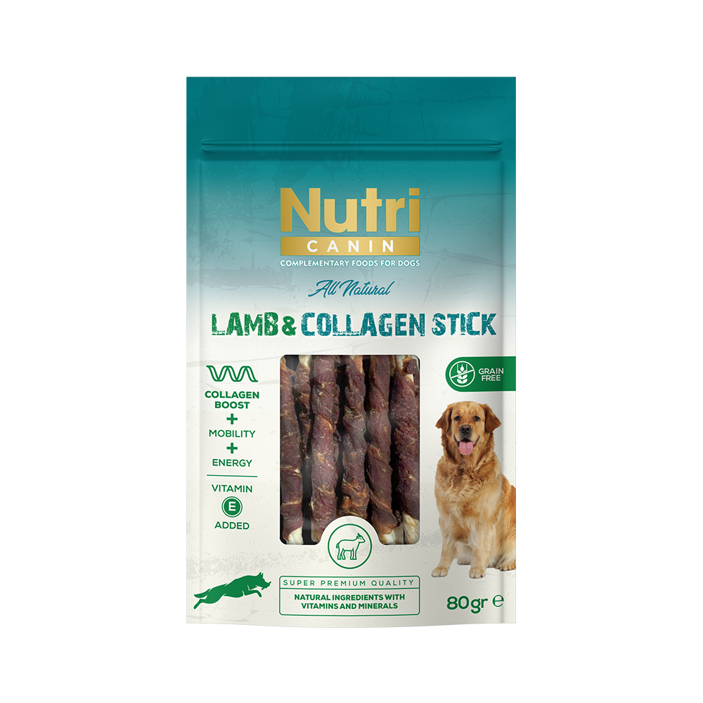 Nutri Canin Lamb & Collagen Stick Köpek Ödülü (80 g)