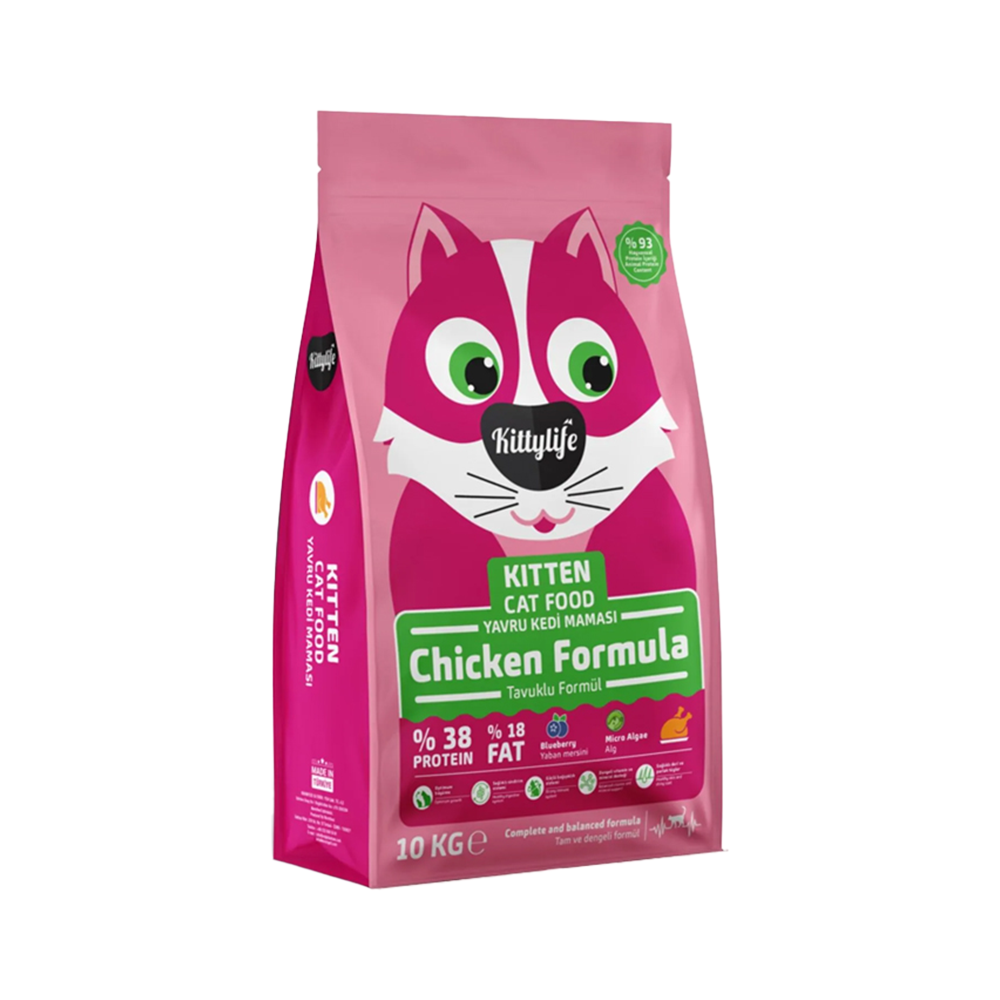 Kittylife Super Premium Tavuk Etli Yavru Kedi Maması (10 kg)