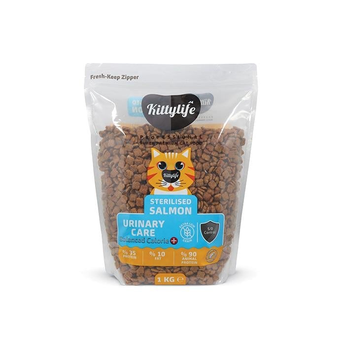 Kitty Life 1Kg Yetişkin Kısır Kedi Somonlu